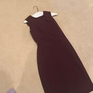 Calvin Klein plum colored dress